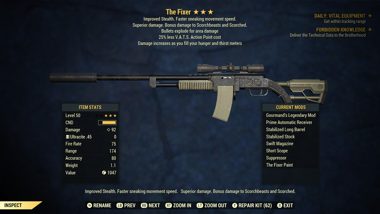 The Fixer: Gourmand Explosive 25