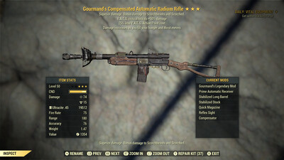 Gourmand 50/25 Radium Rifle