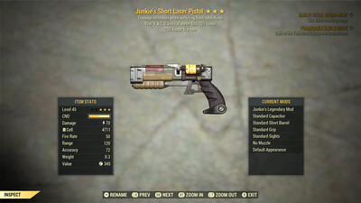 Junkie 25/15 Laser Pistol/Rifle