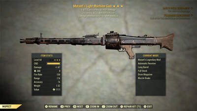 Mutant 50/25 Light Machine Gun