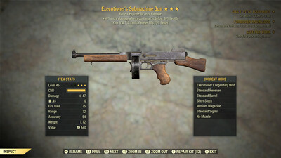 Executioners Explosive 15 Submachine Gun