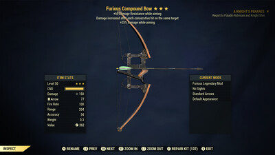 Furious 25/50 Compound Bow