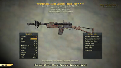 Mutant 50/25 Radium Rifle