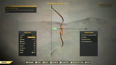 Gourmand 50/Durability Bow