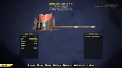 Bloodied SS/15 War Drum