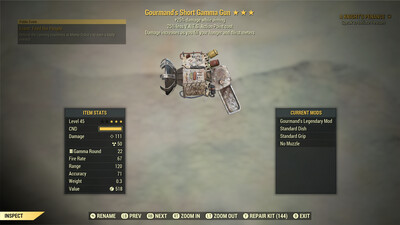 Gourmand 25/25 Gamma Gun