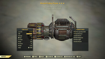 Bloodied 50/25 Gatling Plasma