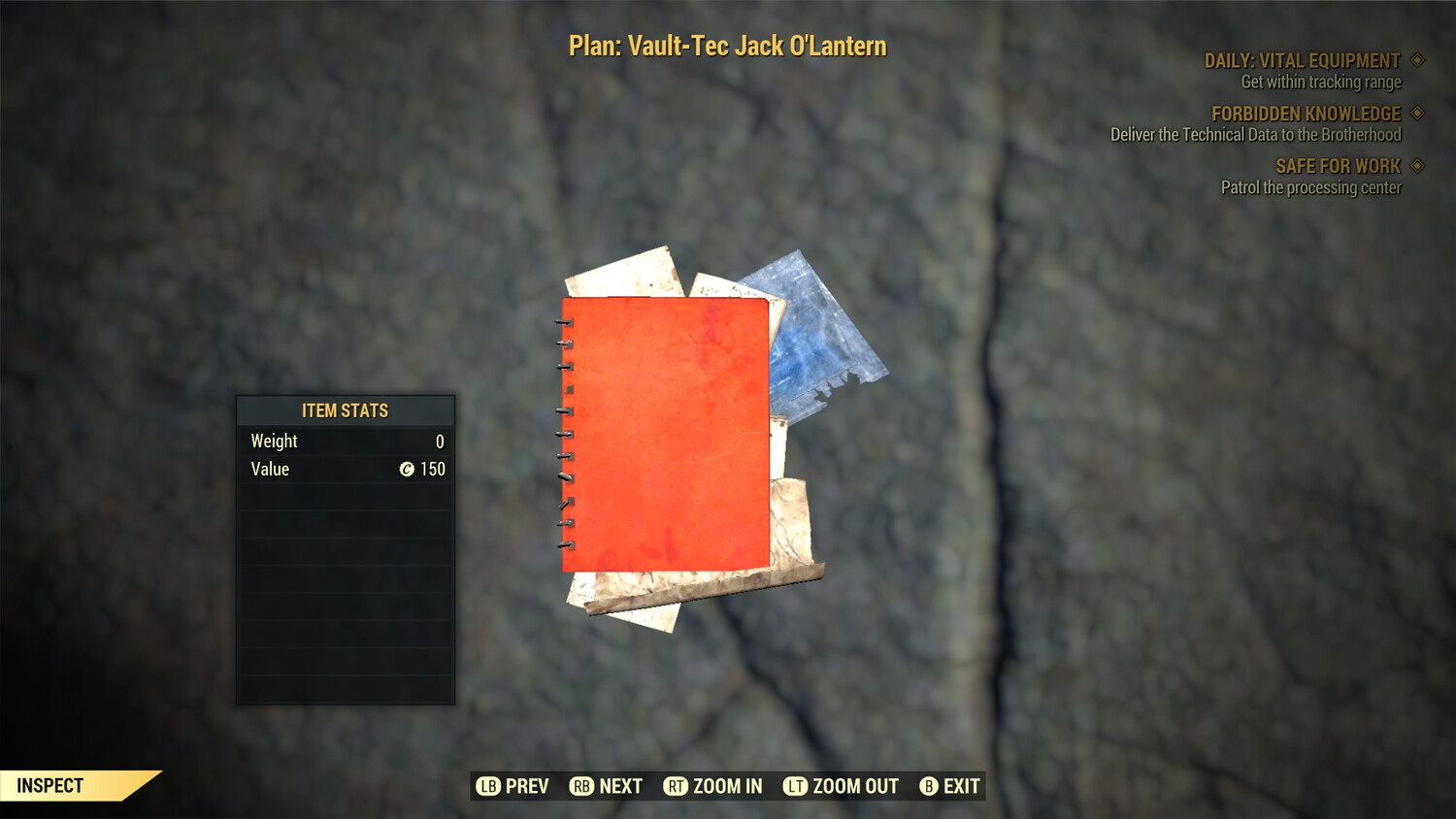 Halloween Vault Tec Jacko lantern