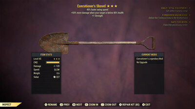Executioners 1S/SS Shovel