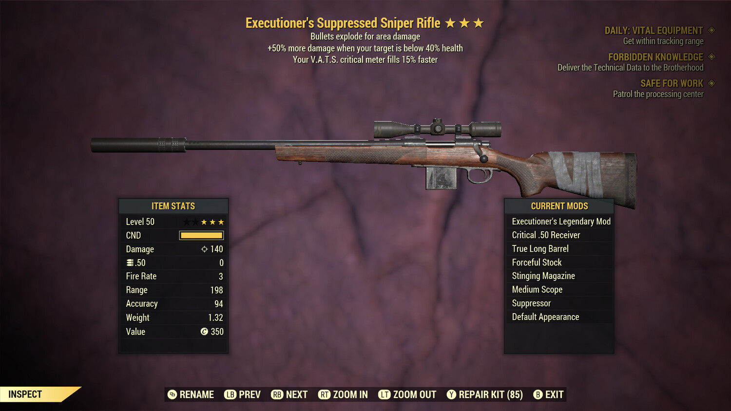 Executioners Explosive 15 Hunting Rifle