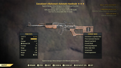 Executioners Explosive 15c Handmade