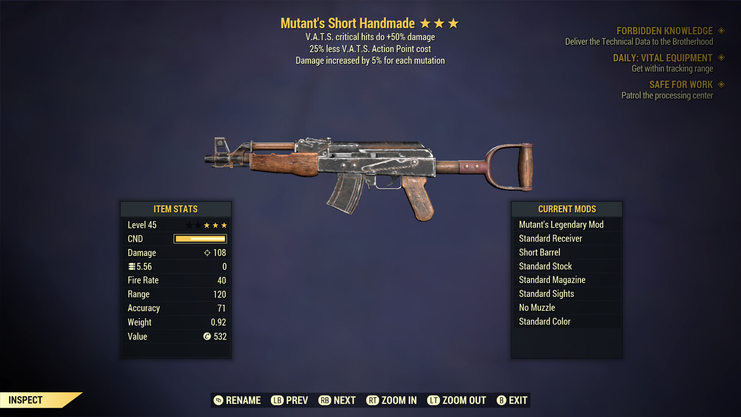 Mutant 50/25 Handmade