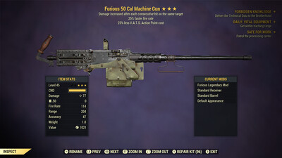 Furious 25/25 50-cal Machine Gun