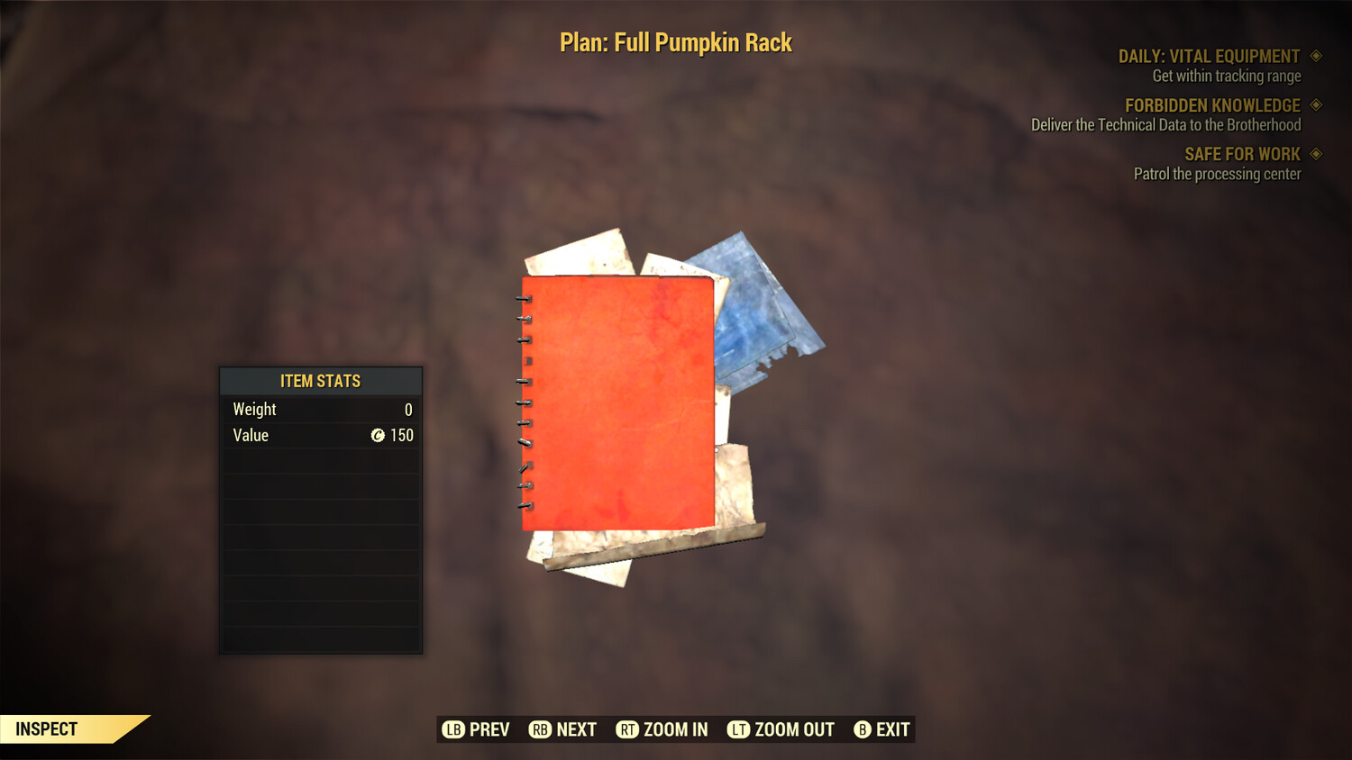 Halloween Full Pumpkin Rack
