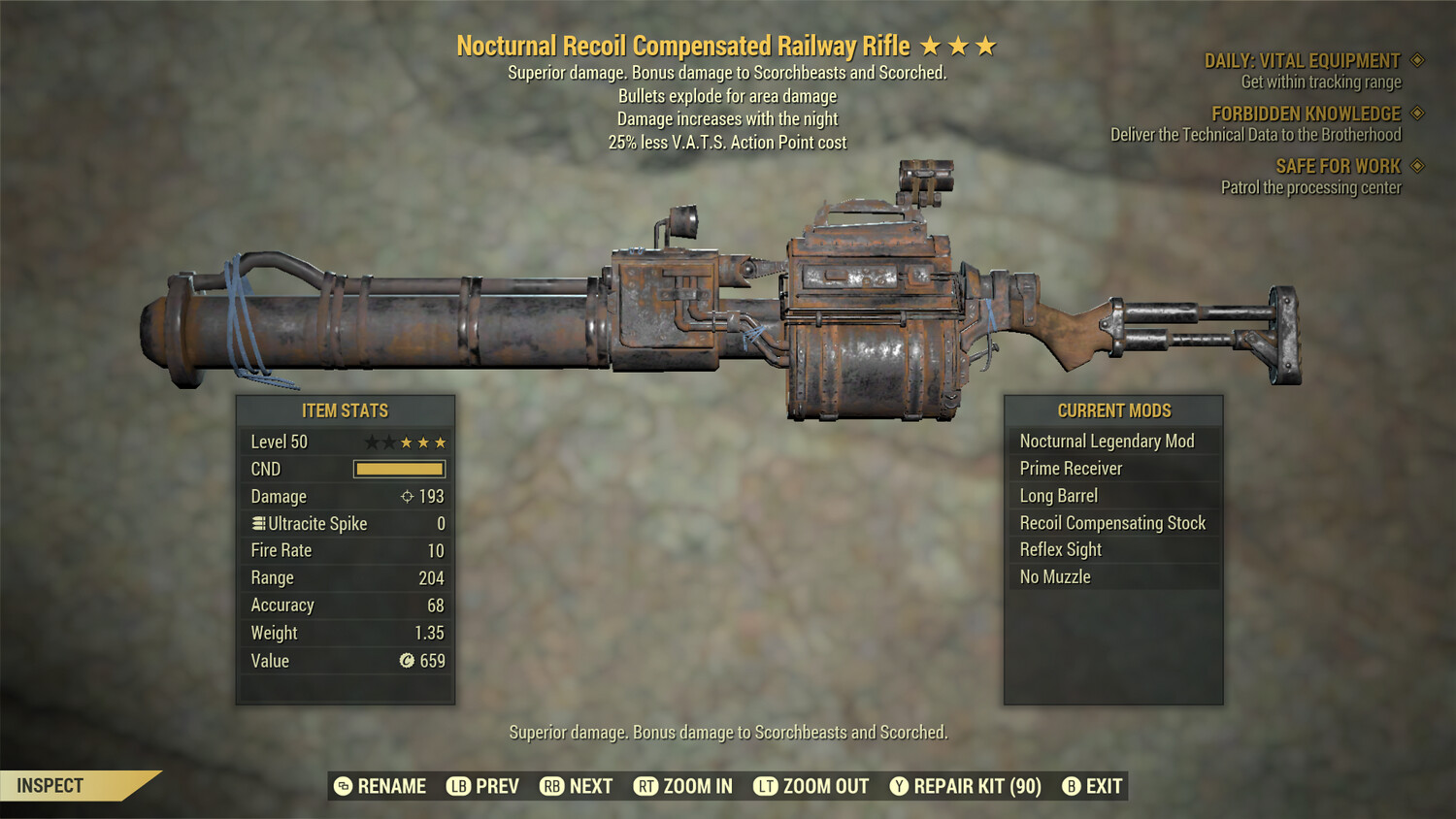Nocturnal Explosive 25 Railway Rifle