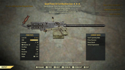 Quad 25/Stealth 50-cal Machine Gun