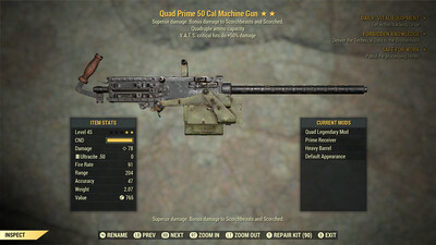 Quad 50v 50-cal Machine Gun