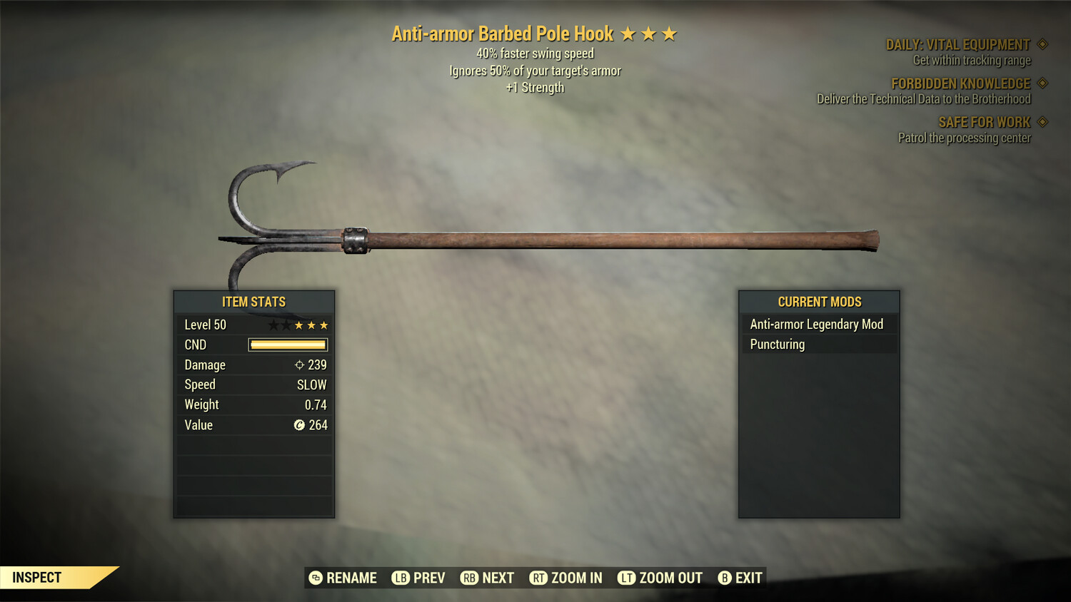 Anti Armor 1S/SS Pole Hook