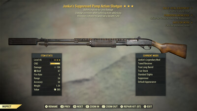 Junkie Explosive Stealth Pump Action Shotgun