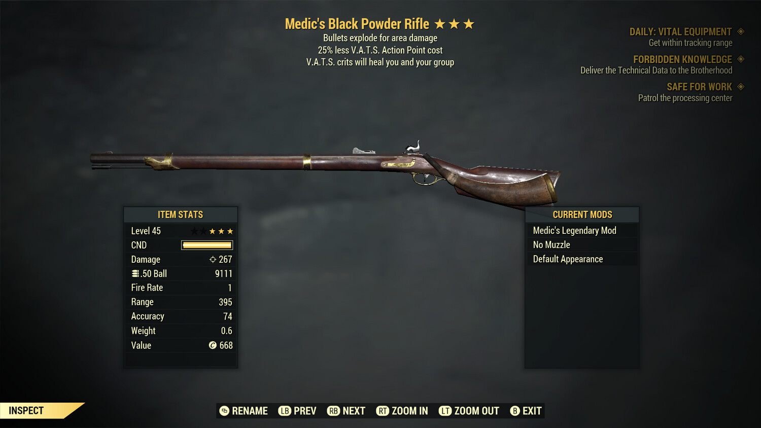 Medics Explosive 25 Black Powder Rifle