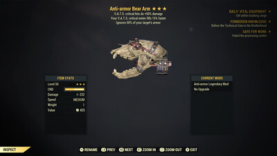 Anti Armor 50/15 Bear Arm