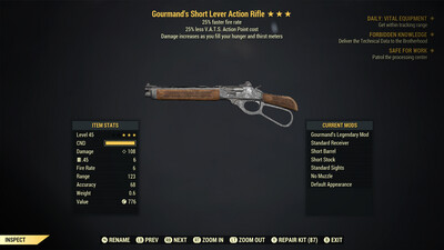 Gourmand 25/25 Lever Action