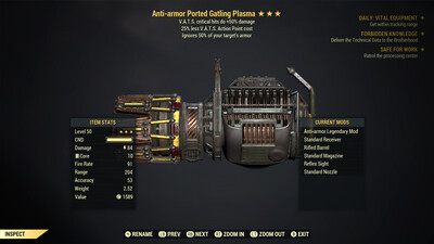 Anti Armor 50/25 Gatling Plasma