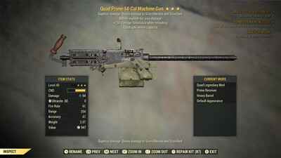 Quad Explosive 250 50-cal Machine Gun