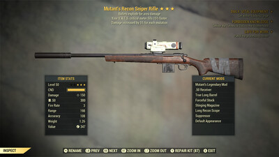 Mutant Explosive 15 Hunting Rifle
