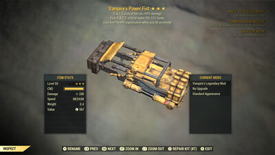 Vampire 50/15 Power Fist