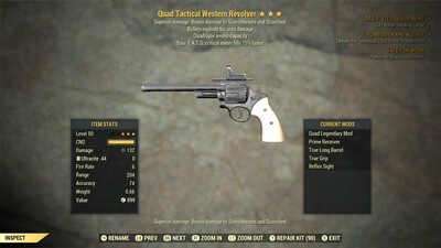 Quad Explosive 15 Western Revolver