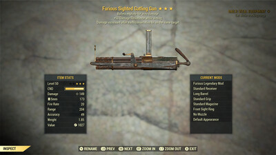 Furious Explosive 50 Gatling Gun