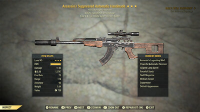 Assassins Explosive 15 Handmade