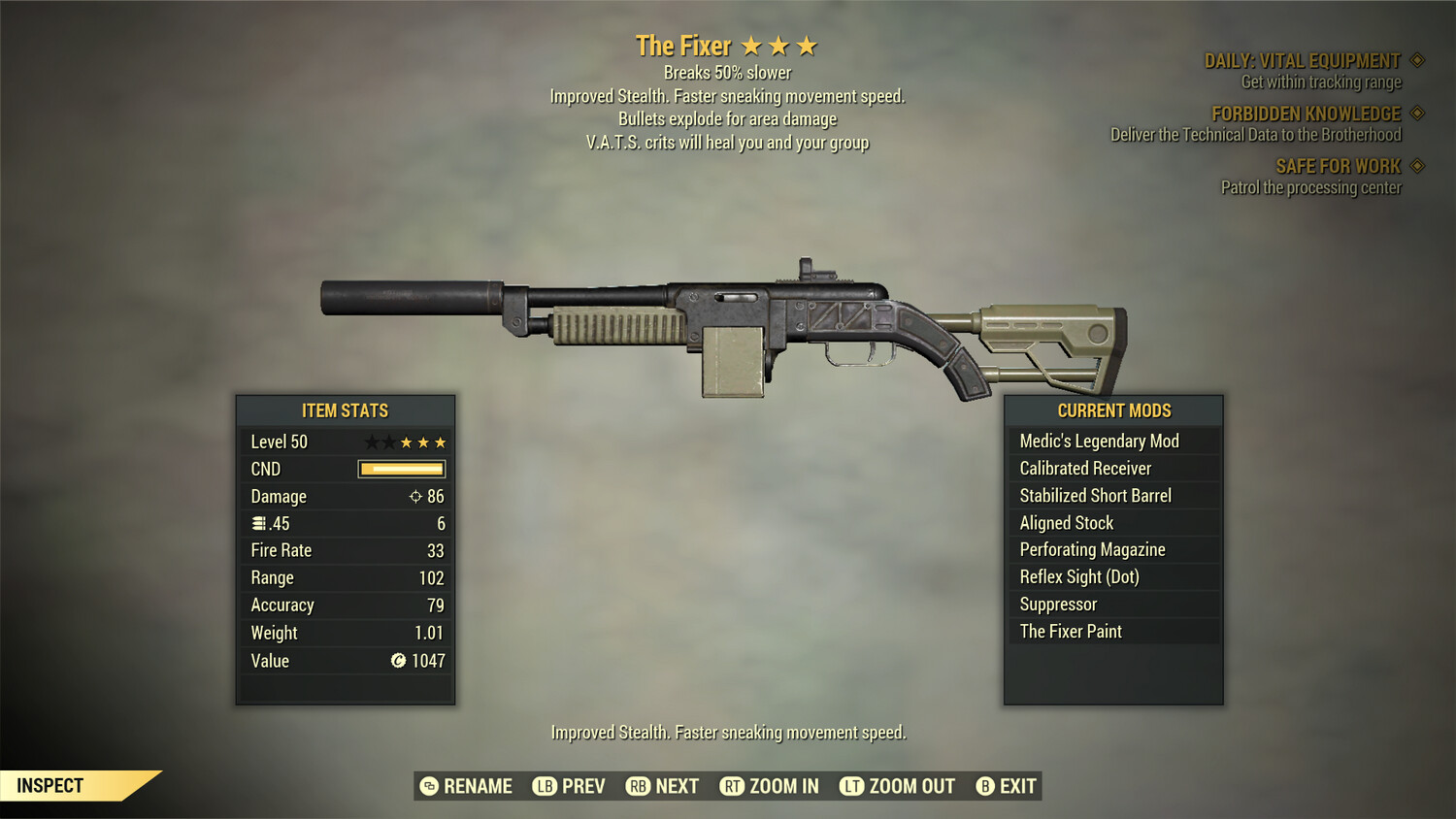 The Fixer: Medics Explosive Durability