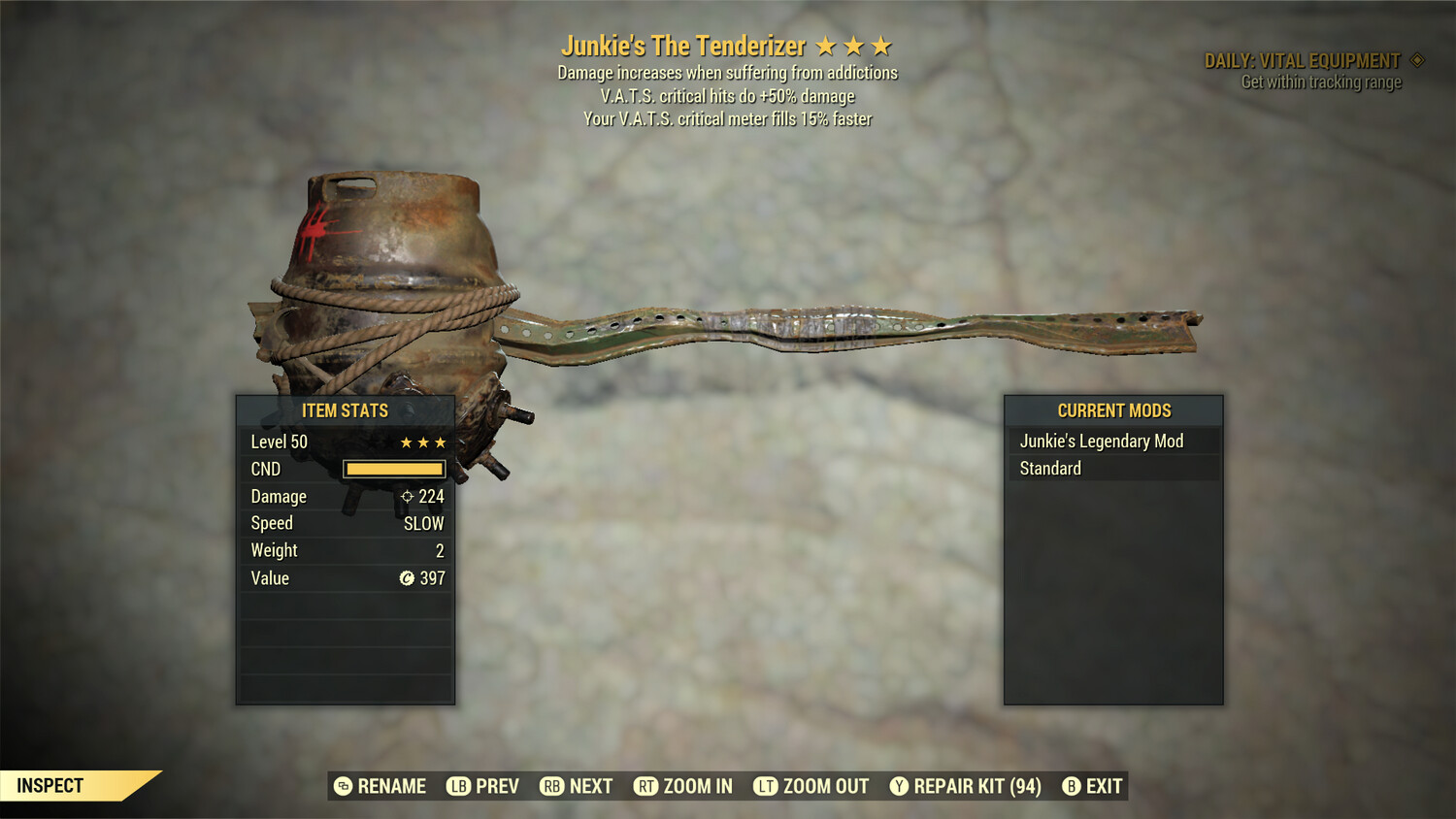 Junkie 50/15 The Tenderizer