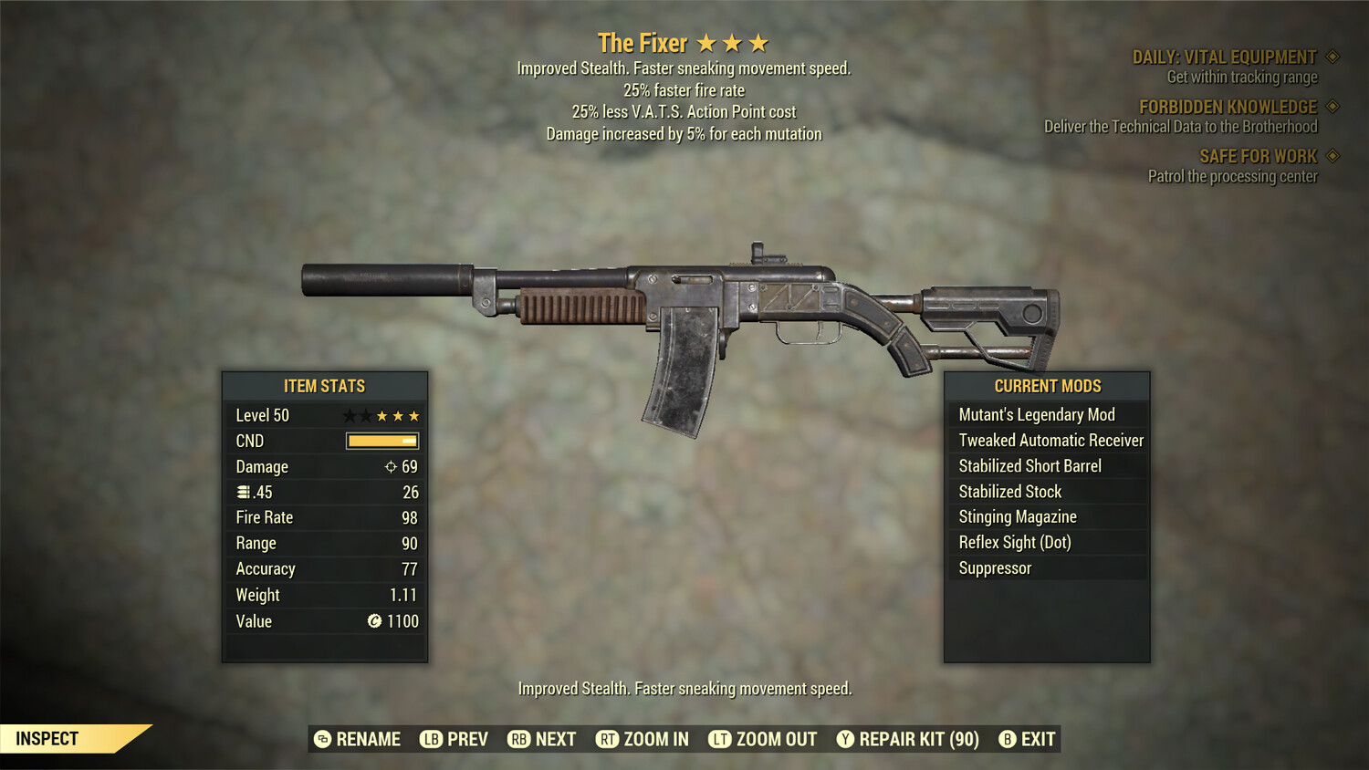 Unbreakable The Fixer: Mutant 25/25