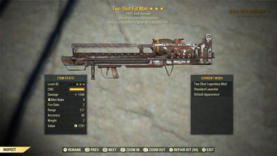 Two Shot 50/Stealth Fat Man