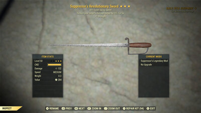Suppressors 1S/SS Revolutionary Sword
