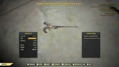 Vampire 1S/SS Sheepsquatch Staff