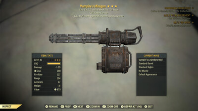 Vampire 25/15c Minigun
