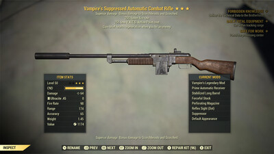 Vampire 25/25 Combat Rifle