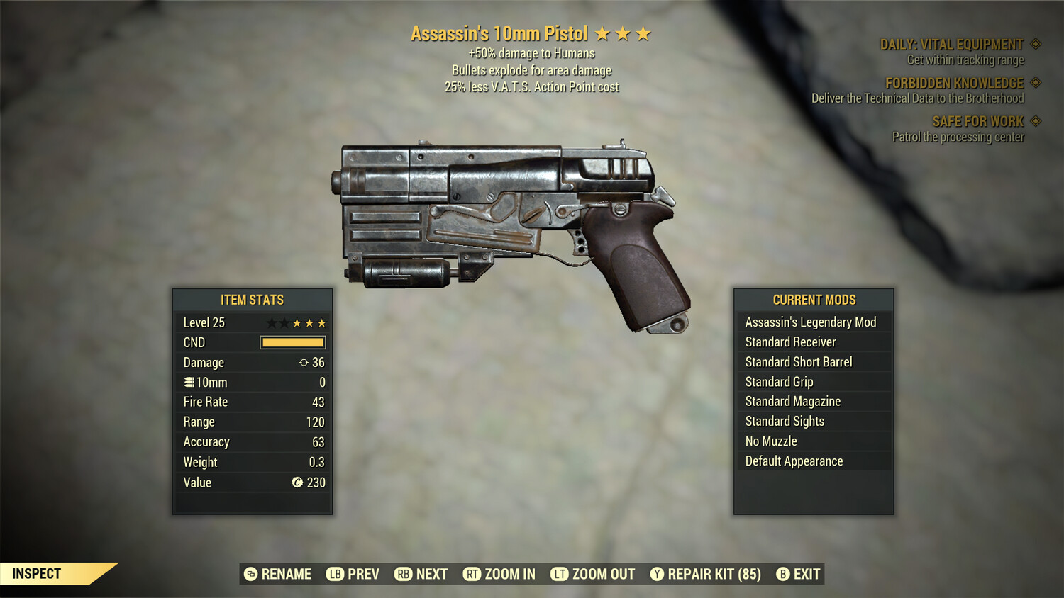 Assassin Explosive 25 10mm Pistol