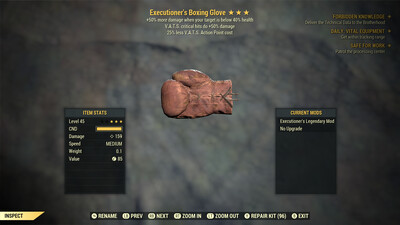 Executioners 50/25 Boxing Glove