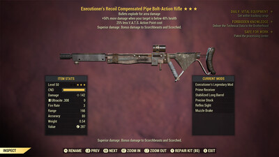 Executioners Explosive 25 Pipe Rifle