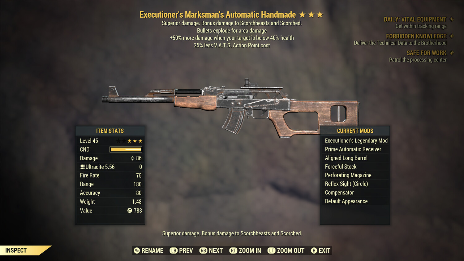 Executioners Explosive 25 Handmade