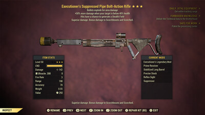 Executioners Explosive Stealth Pipe Rifle