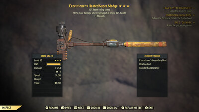 Executioners 1S/SS Super Sledge