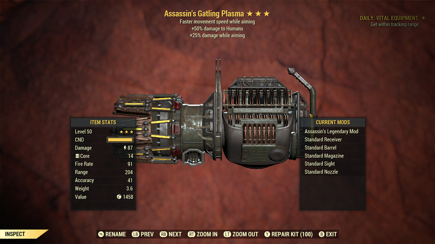 Assassins 25/FMSWA Gatling Plasma