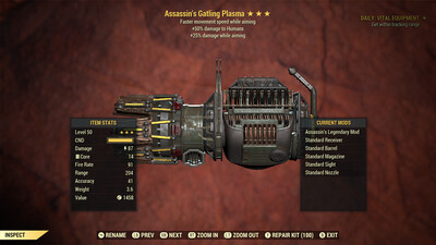 Assassins 25/FMSWA Gatling Plasma