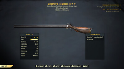 Legacy Berserker 50/90 The Dragon